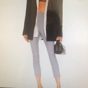 NWT Rag and Bone Simone pant. Navy, white check.